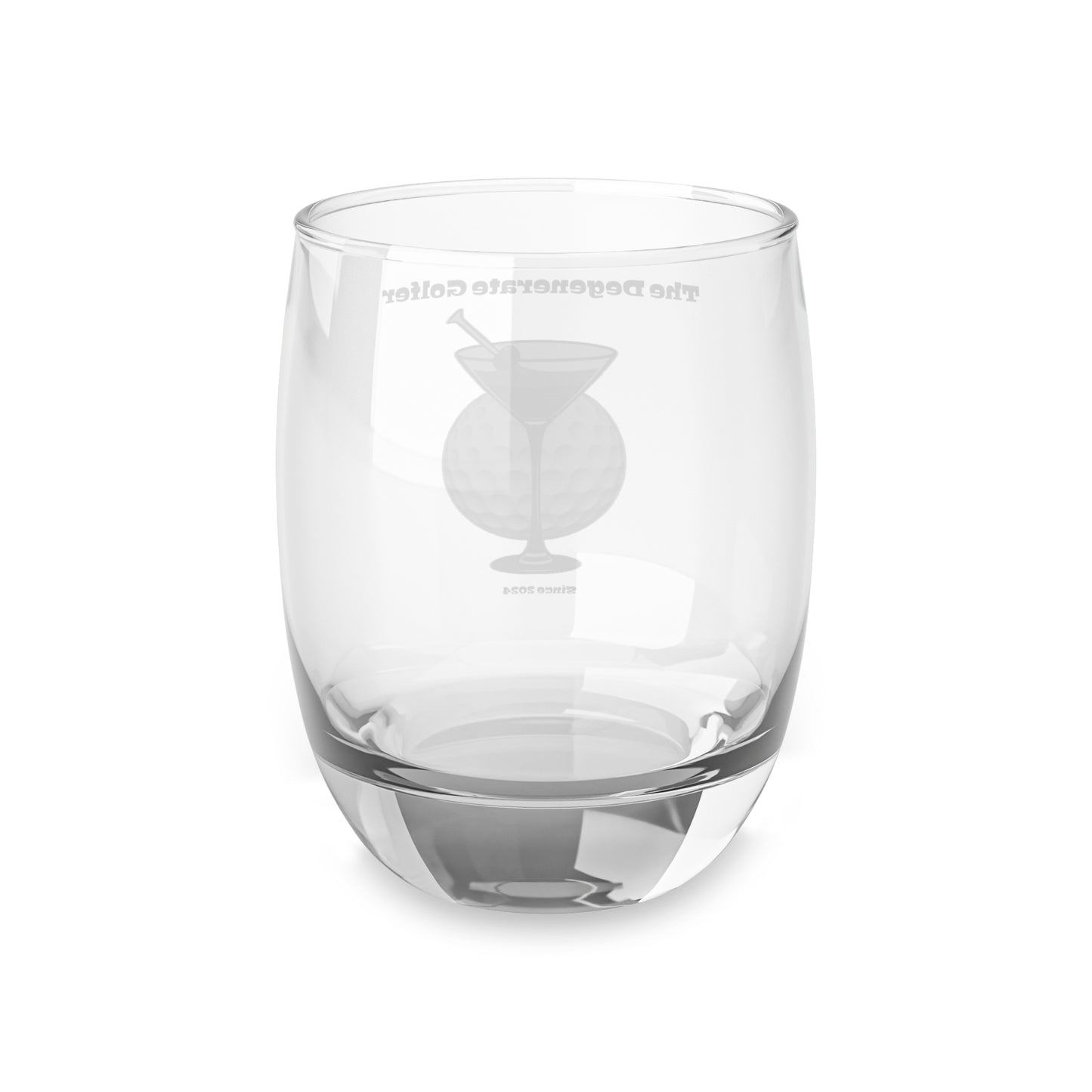 The Degenerate Golfer Whiskey Glass