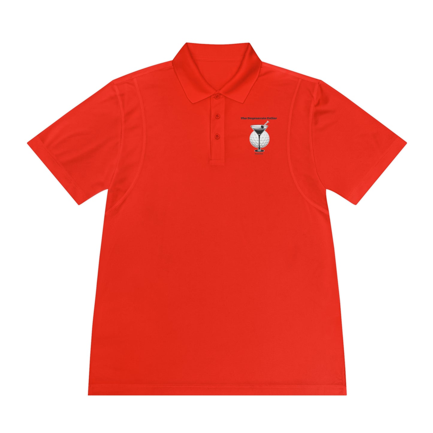 The Degenerate Golfer Men's Sport Polo Shirt