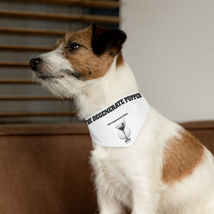 The Degenerate Pupper Pet Bandana Collar