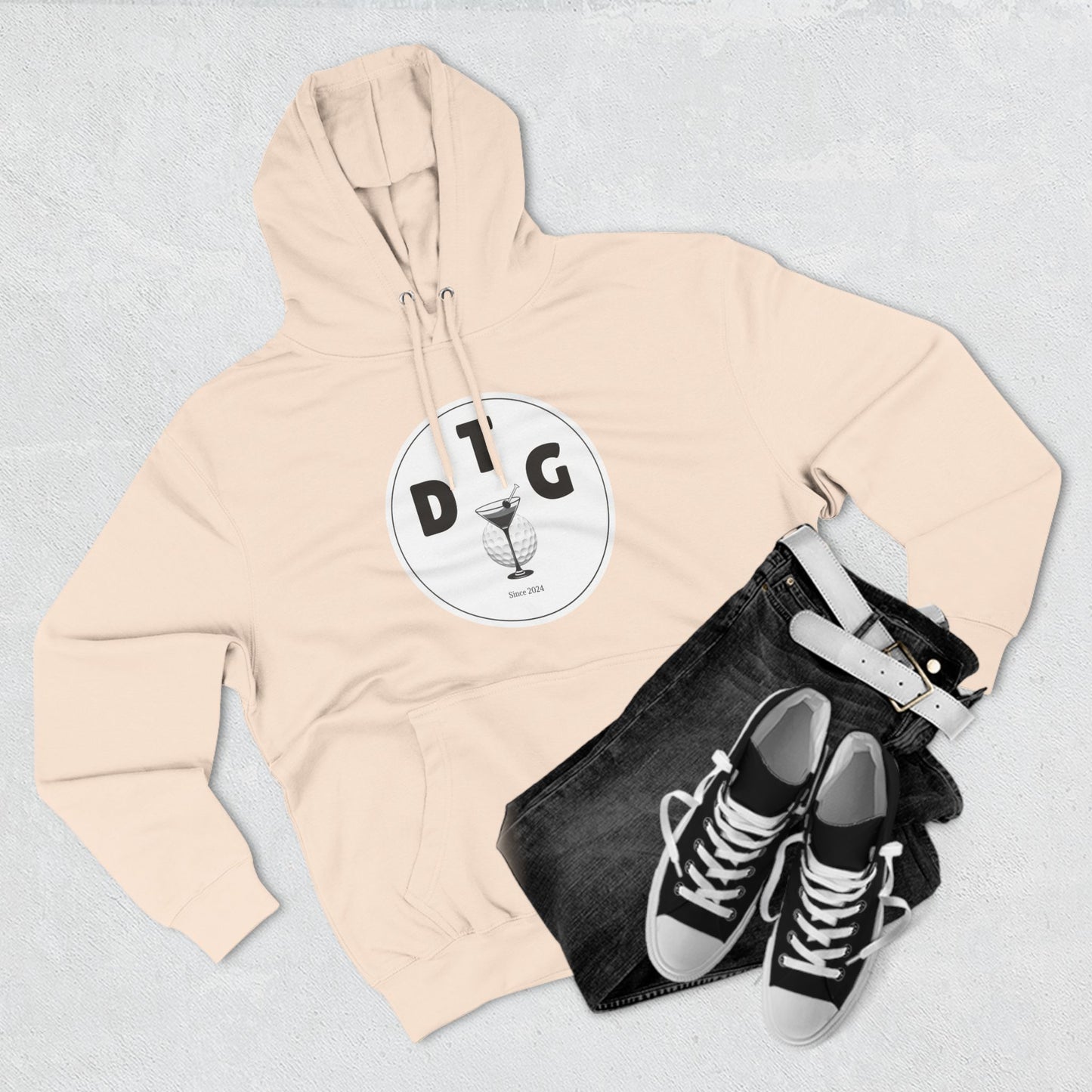 TDG Three-Panel Fleece Hoodie