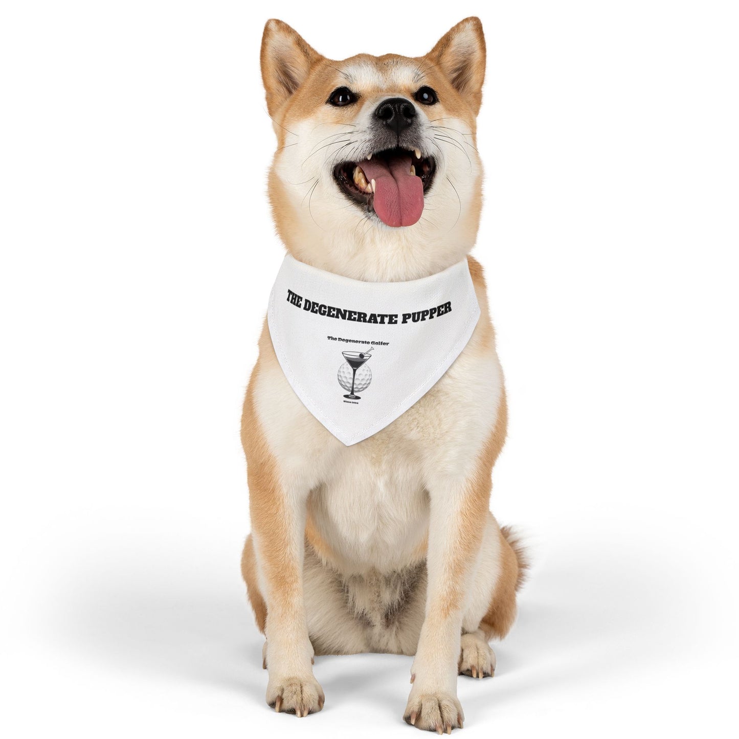 The Degenerate Pupper Pet Bandana Collar