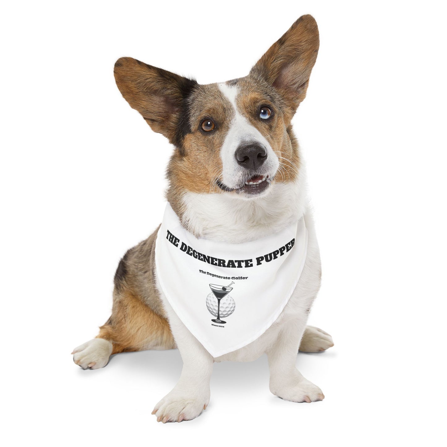 The Degenerate Pupper Pet Bandana Collar