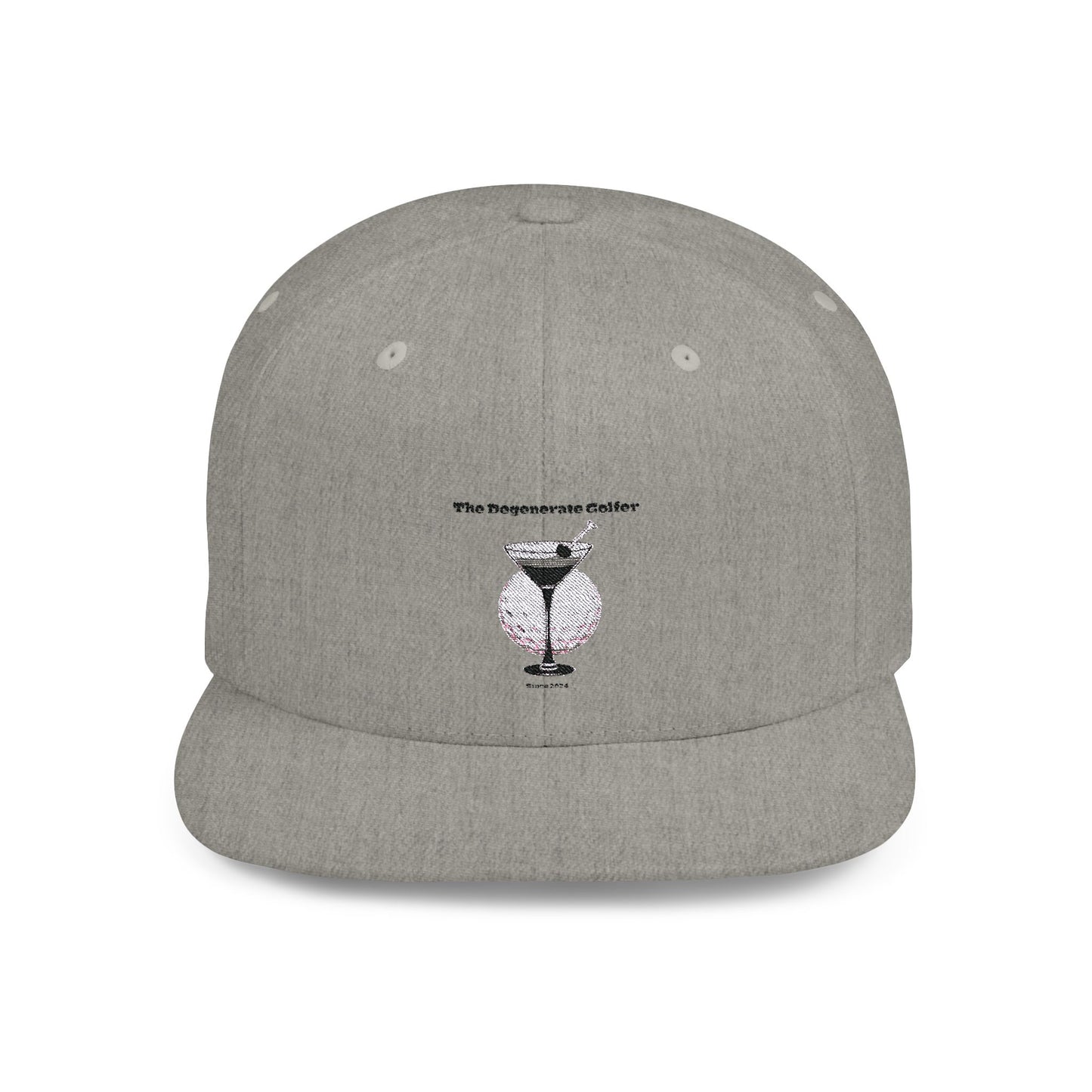 The Degenerate Golfer Flat Bill Snapback