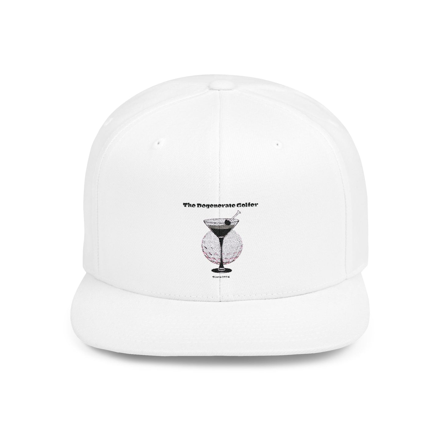 The Degenerate Golfer Flat Bill Snapback