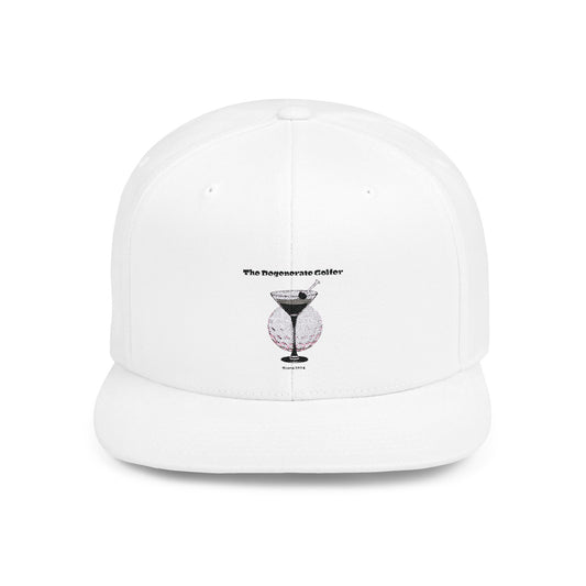 The Degenerate Golfer Flat Bill Snapback