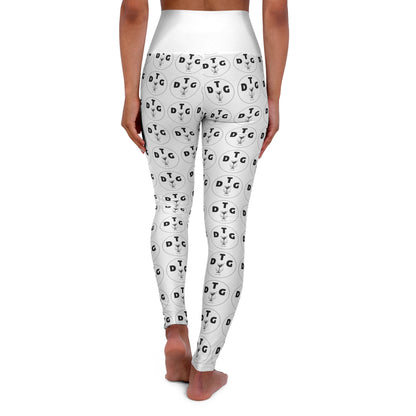 Lady Degenerate Golfer High Waisted Yoga Leggings (AOP)