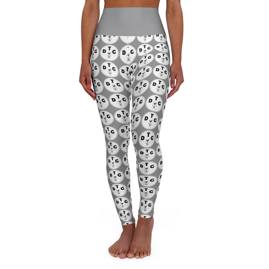 Lady Degenerate High Waisted Yoga Leggings (AOP)