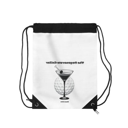 The Degenerate Golfer Drawstring Bag