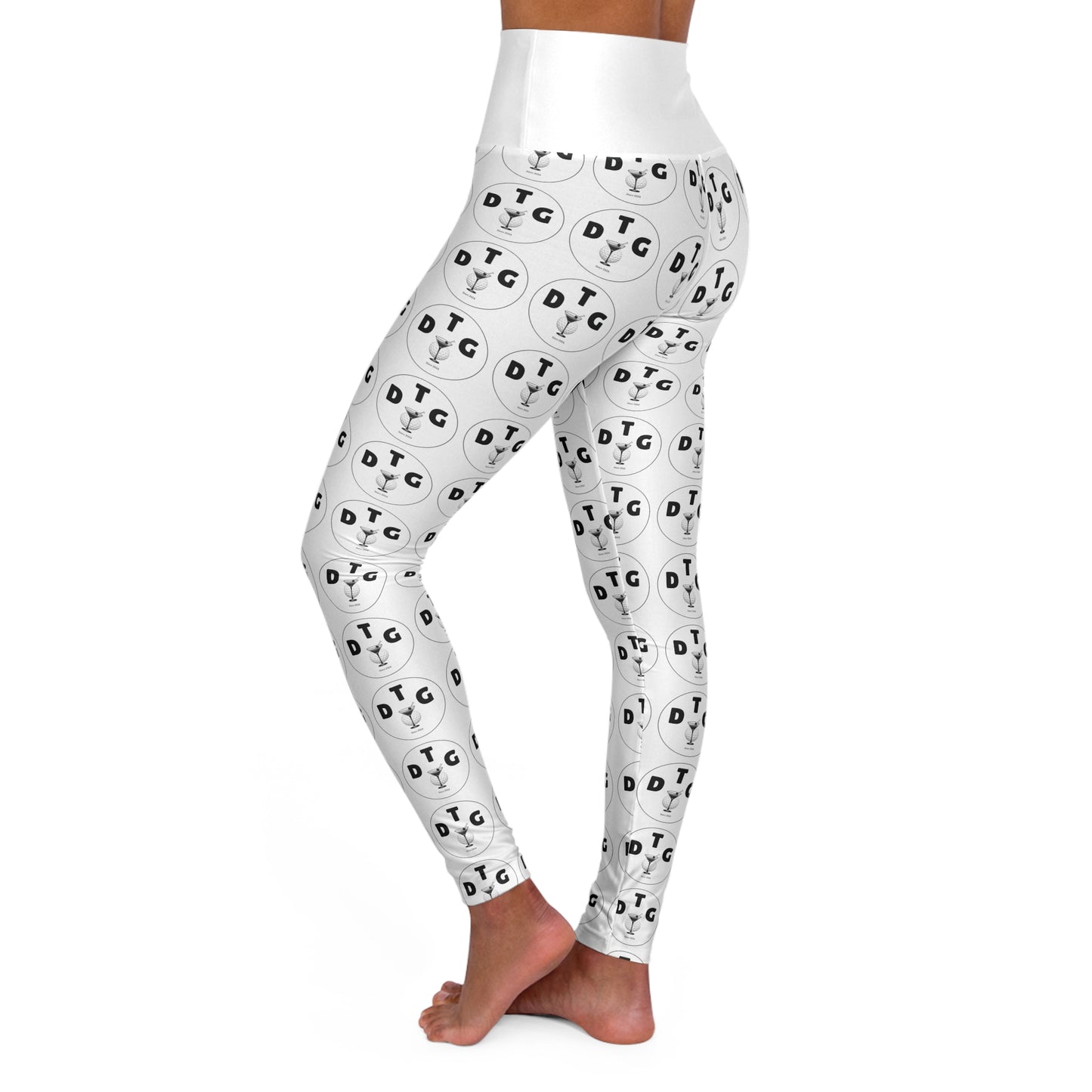 Lady Degenerate Golfer High Waisted Yoga Leggings (AOP)