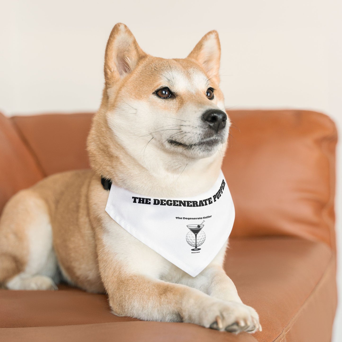 The Degenerate Pupper Pet Bandana Collar