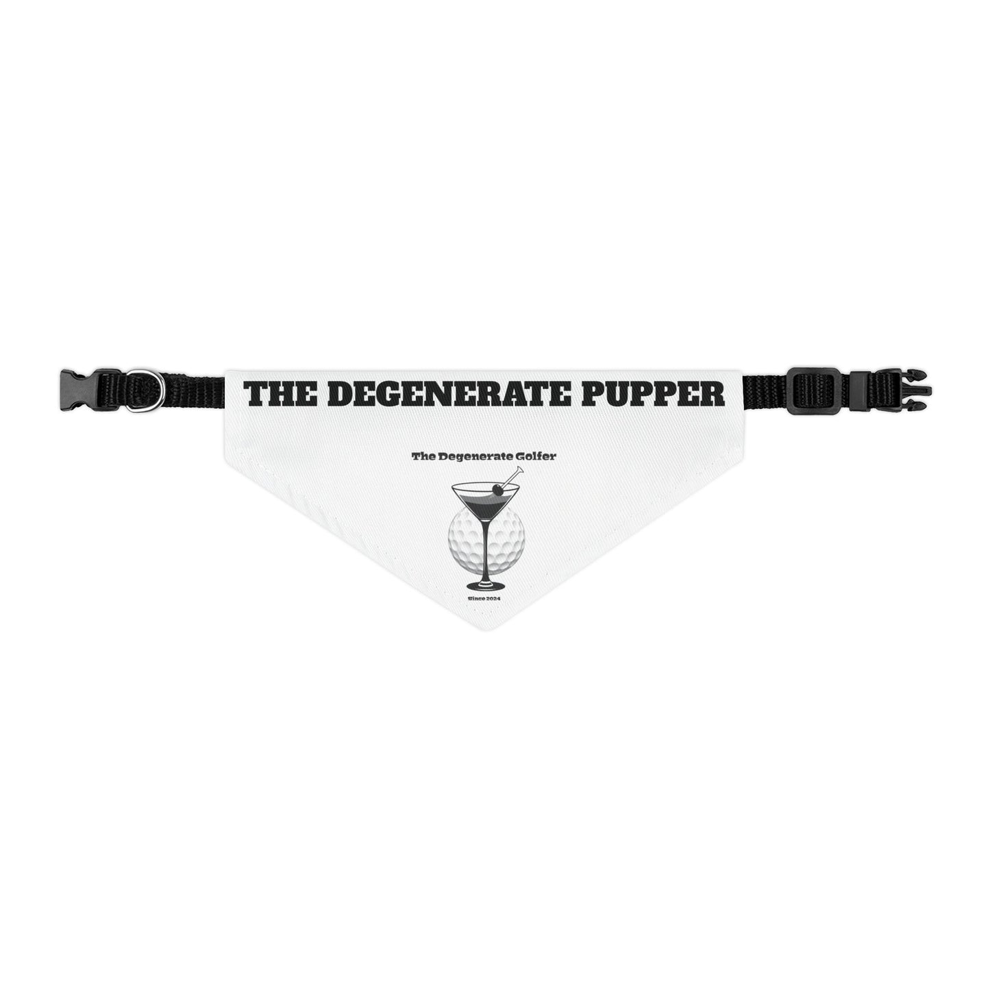 The Degenerate Pupper Pet Bandana Collar